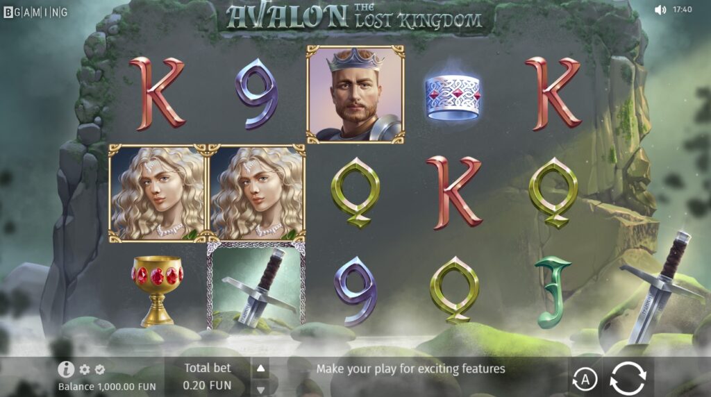 ナショナルカジノのAvalon: the lost kingdom