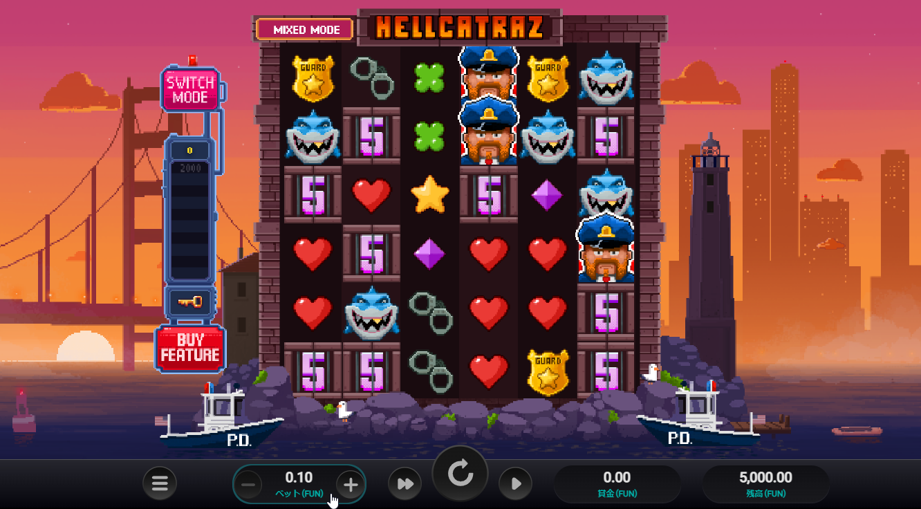Hellcatraz(ヘルカトラズ)のゲームフロー